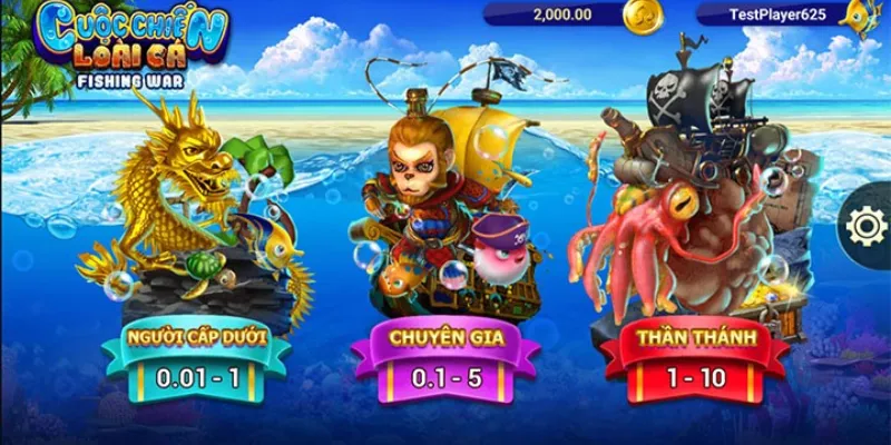 Khám phá game bắn cá Fishing War